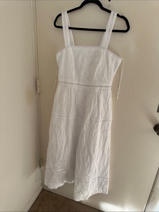 Quince Dresses & Skirts - Quince White Women's Midi Dress European Linen M